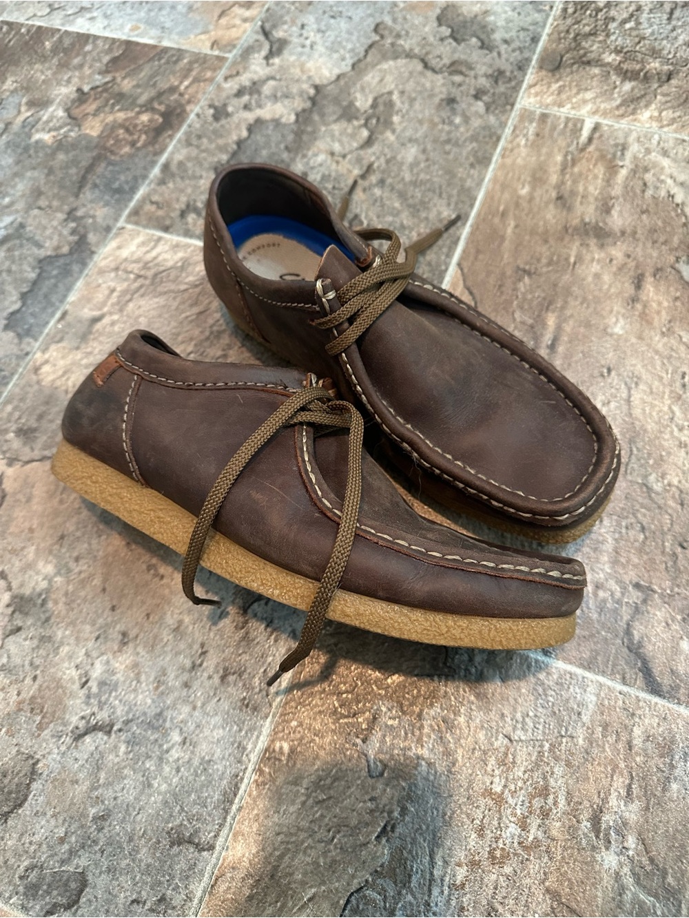 Clark’s Men's Shacre II Moccasin Shoes Size 9